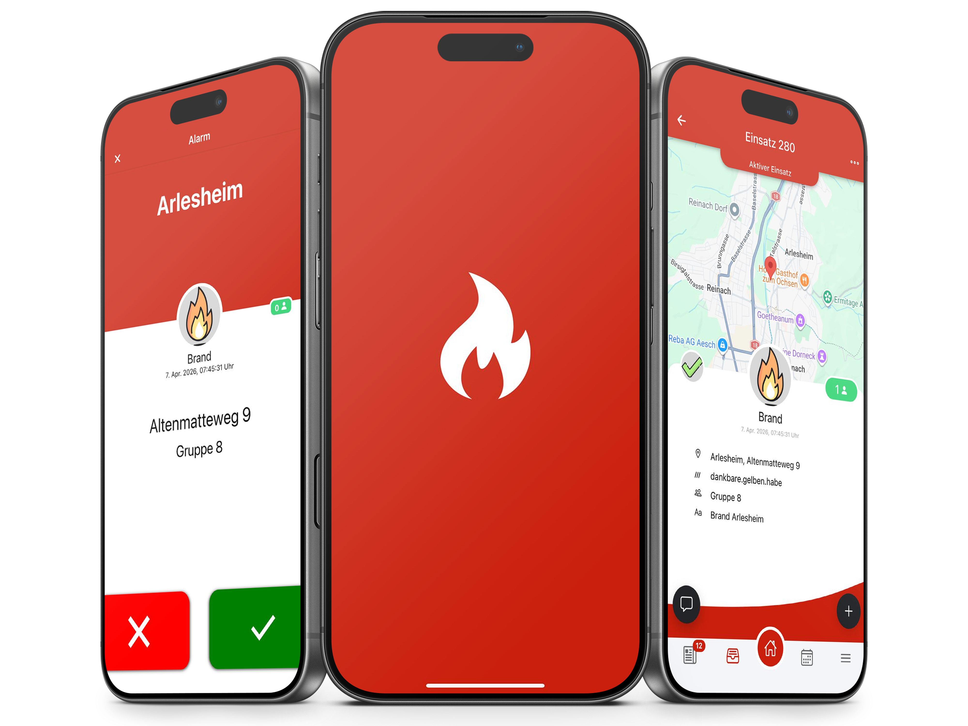 FireHub App — Alarm, Einsatz und Übersicht auf dem Smartphone
